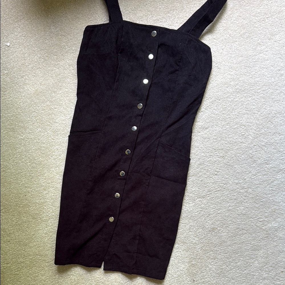 Amazon Black Sleeveless Sheath Mini Dress